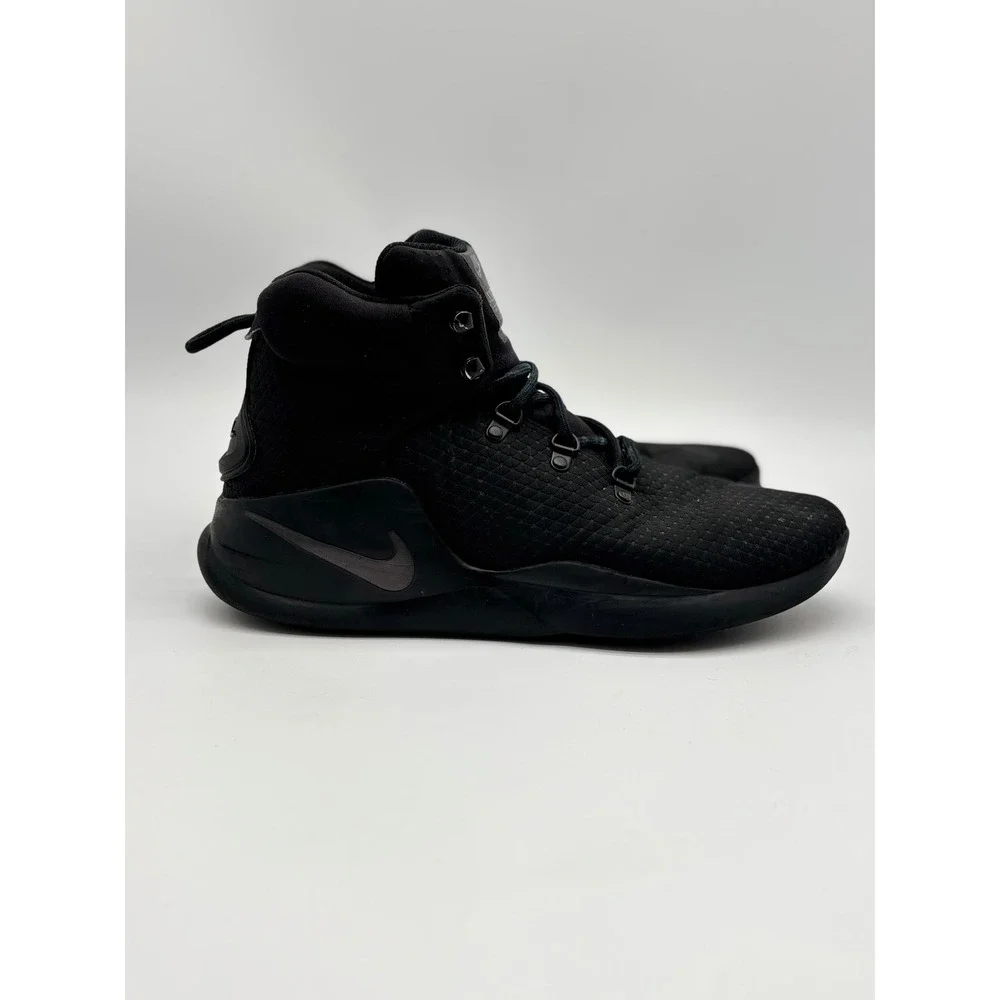 Nike Kwazi Mid Triple Black Basketball Lifestyle Shoes AA0548-001 Mens 11